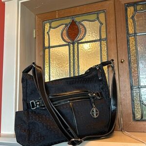 Giani Bernini black shoulder bag
